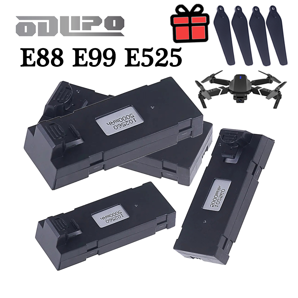 E88 3.7V 5000mAh LiPo Battery  - Eachine Drone E58 review and price