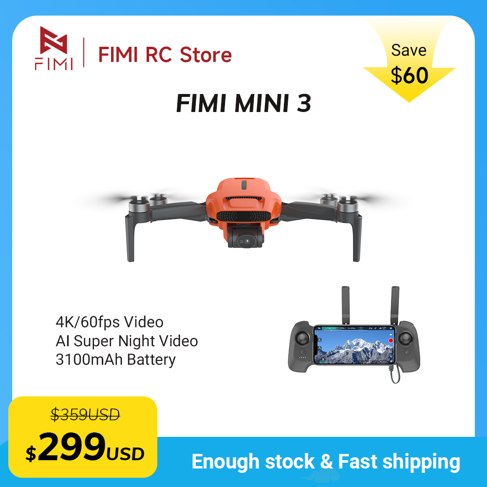 FIMI MINI 3 Camere Drone 4K 60 - Drone Battery Smart review and price